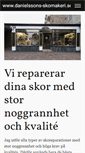 Mobile Screenshot of danielssons-skomakeri.se